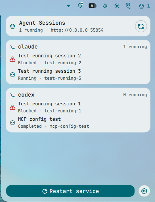 Agent Session Status