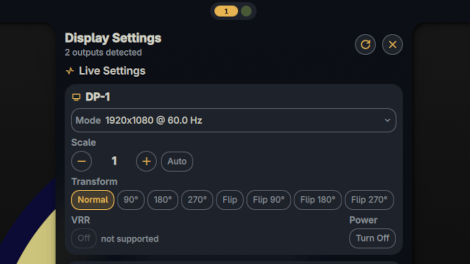 Display Settings