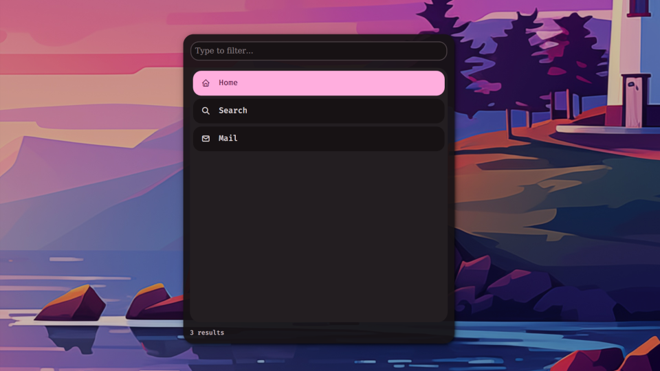 Dmenu Provider