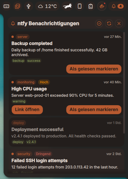 ntfy Notifications