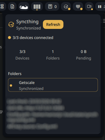 Syncthing Status