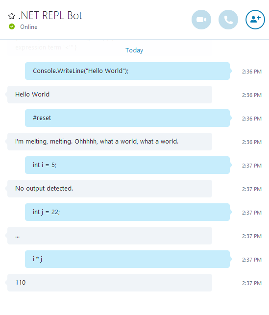 Skype Screenshot