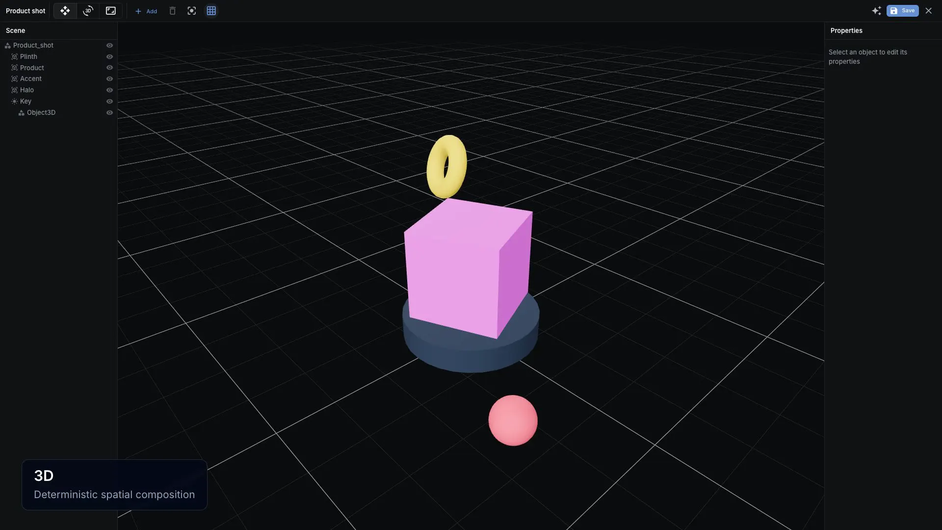 NodeTool 3D scene editor