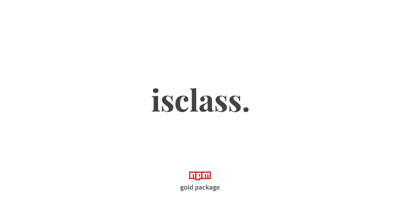 Header of isClass
