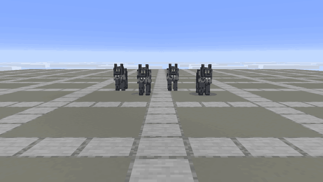 A dire wolf pack on the hunt