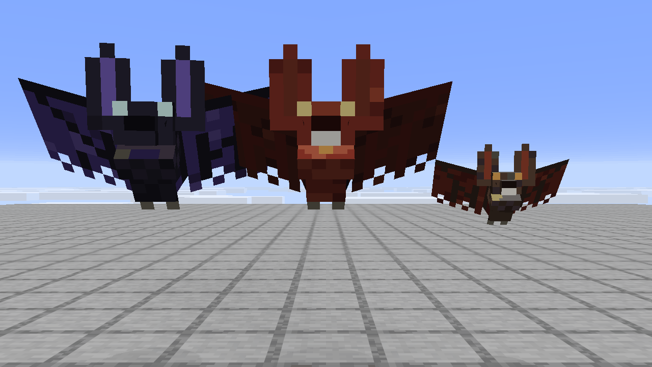 Nightwing, giant vampire bat and vampire bat