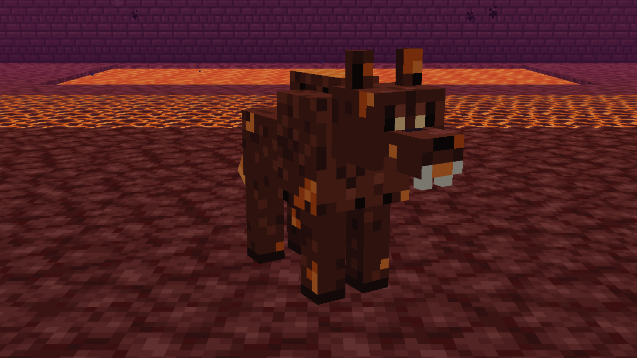 Hellhound in the Nether