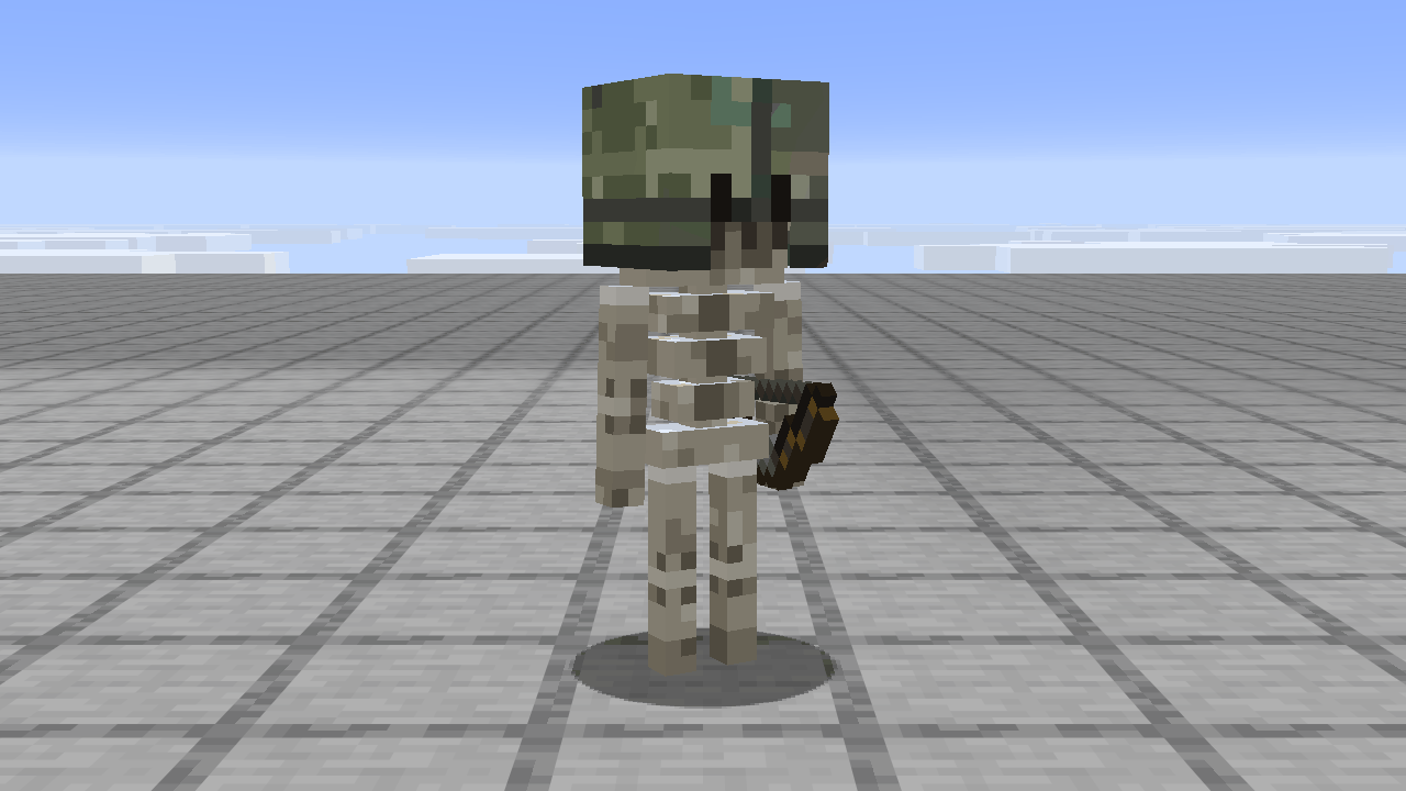 Longdead in ancient metal helmet, with its bow