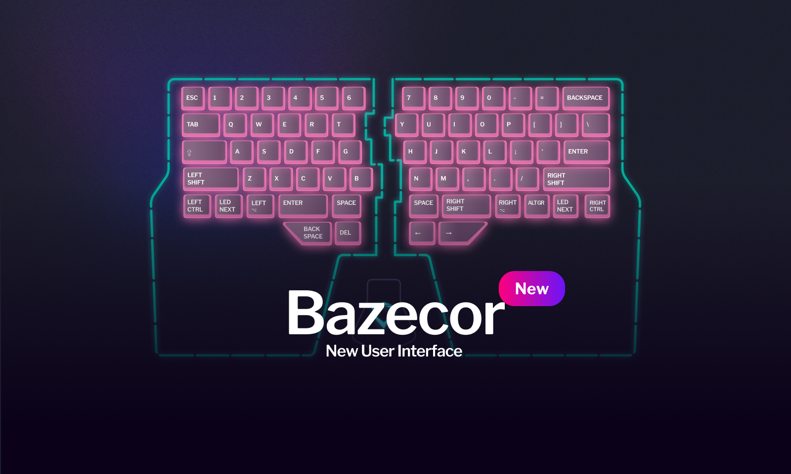 Bazecor screenshot
