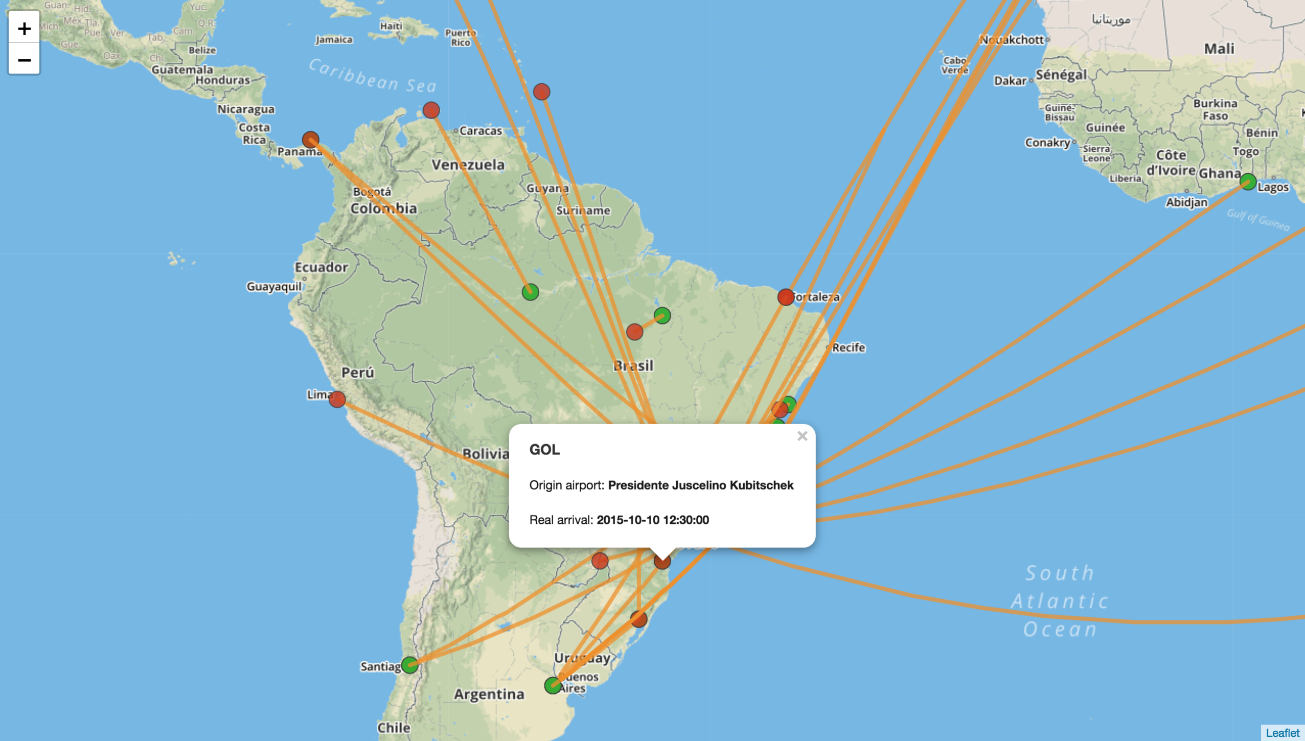 Brazilian flight's details