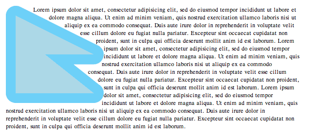 Example of a shape-margin offset