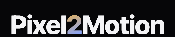 Pixel2Motion wordmark commercial service preview
