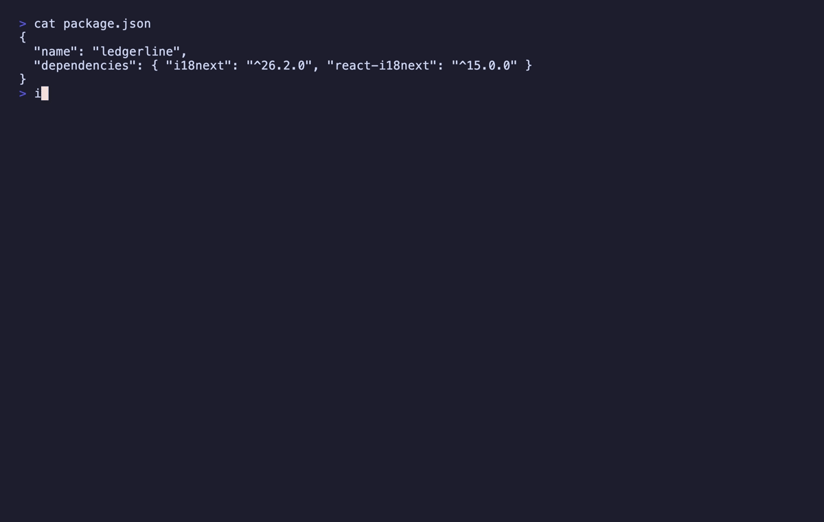 i18n-le in a terminal