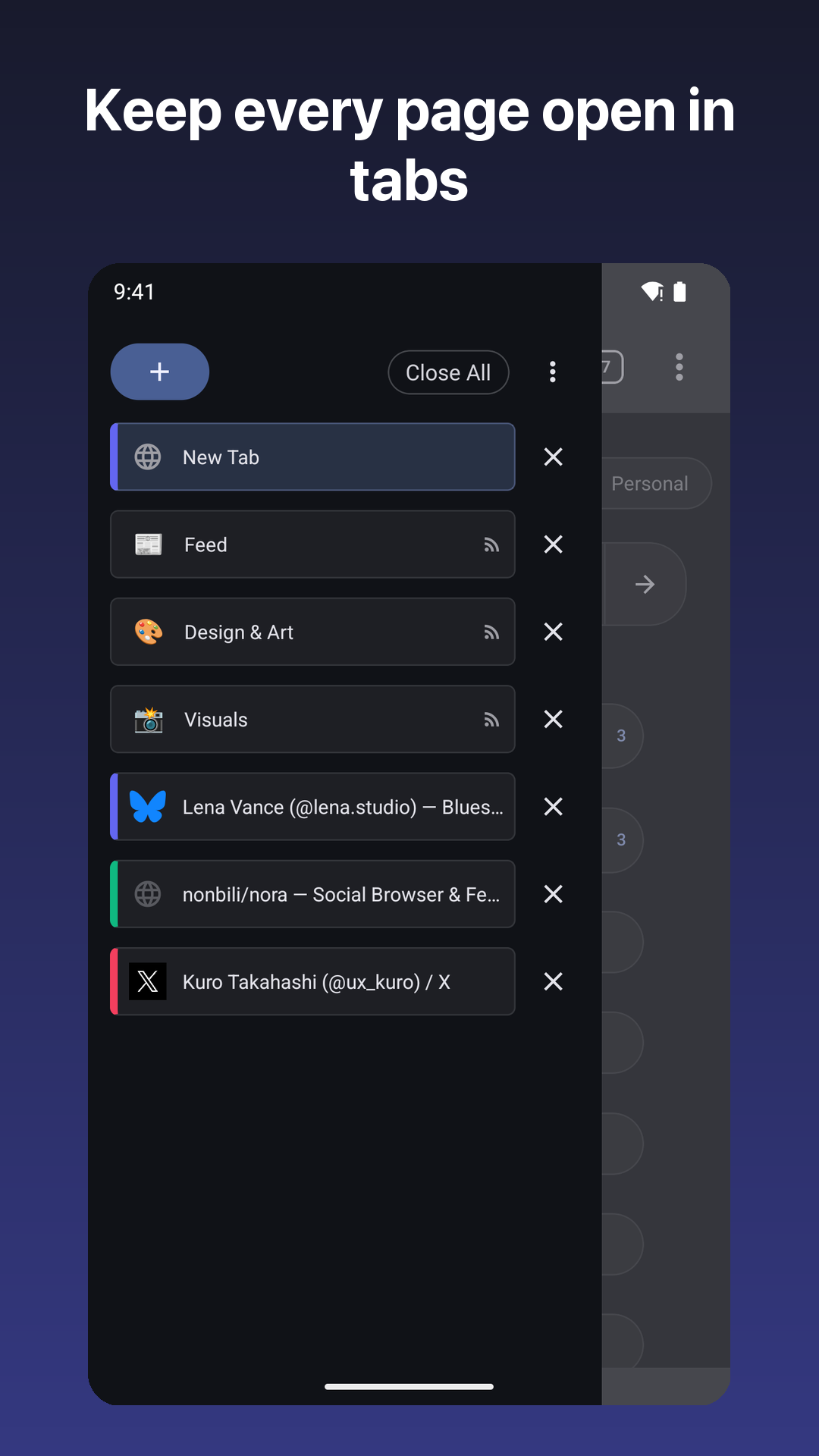 Tabs