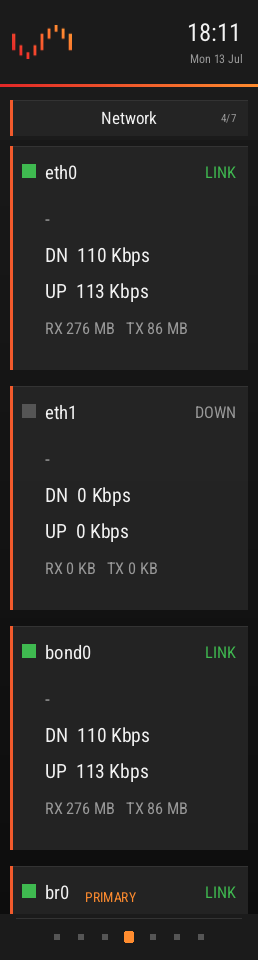 Network page
