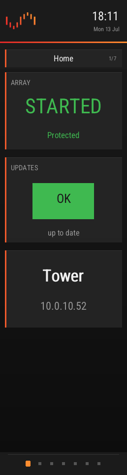 Status cards