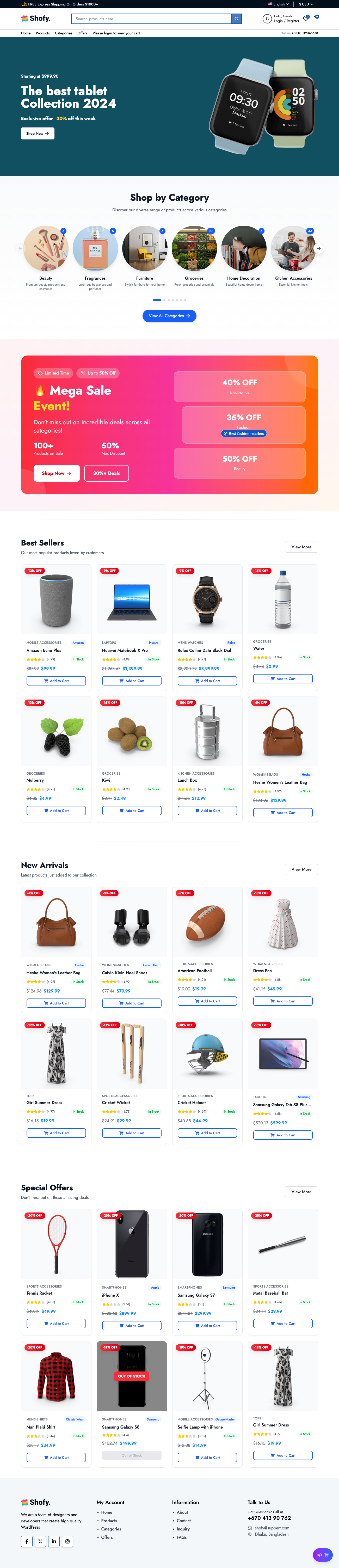 Shofy eCommerce Platform