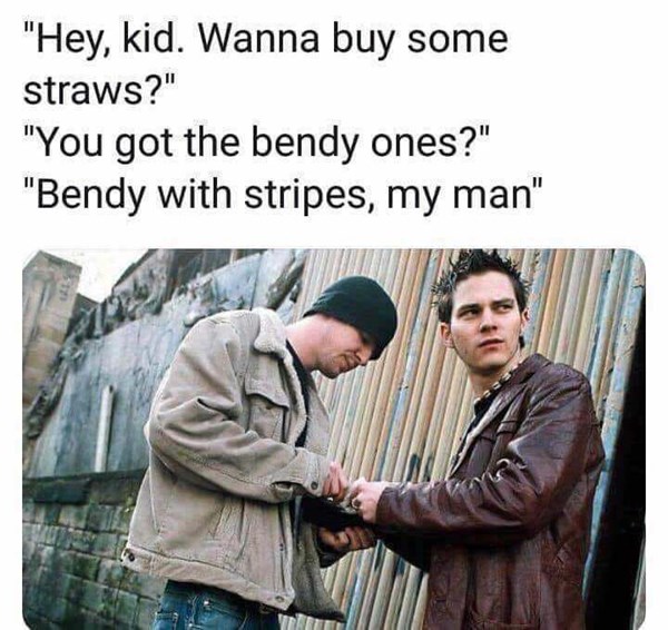 meme plastic straw black market