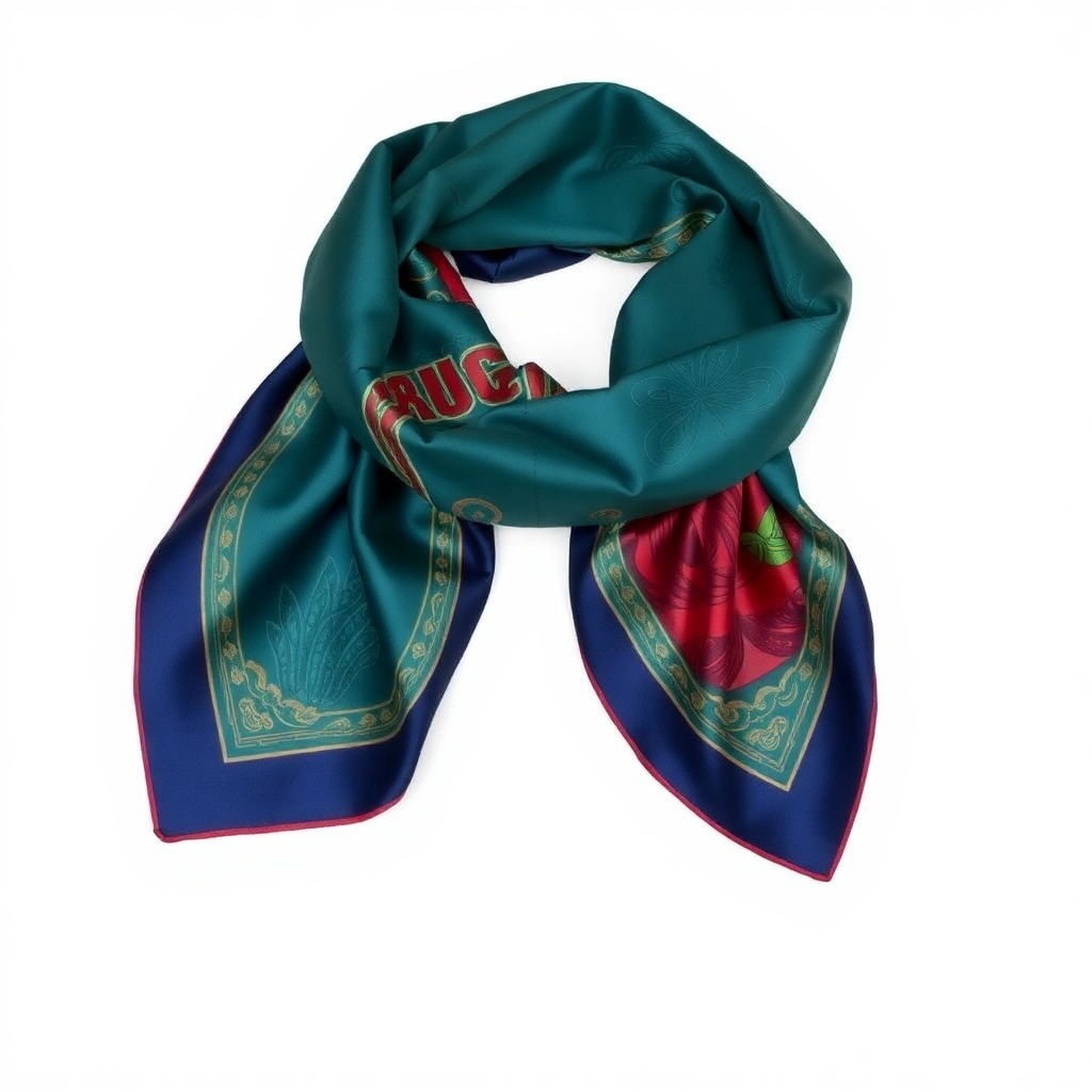 silk scarf elegant fashion accessory