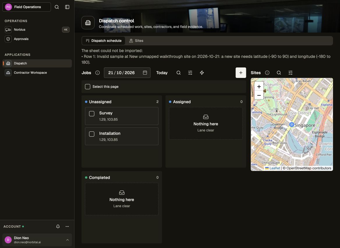 A new site without coordinates is refused before import