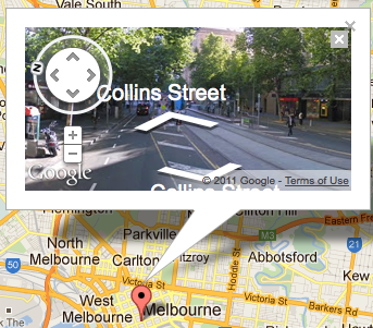 Marker popup with linked post title