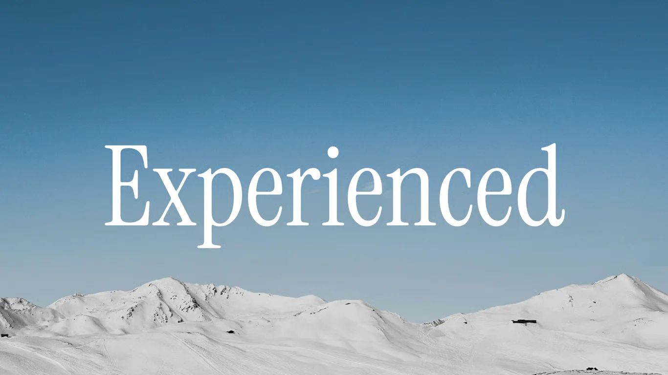 A polar blue sky over a bright white glacier.