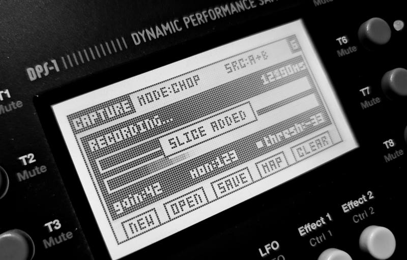 CAPTURE recording in CHOP mode: SLICE ADDED after a cut