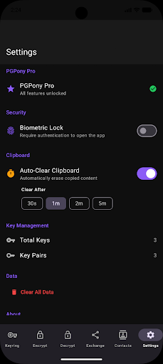 Screenshot 4 of PGPony — opens full size