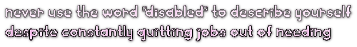 never use the word disabled