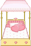 pink bed