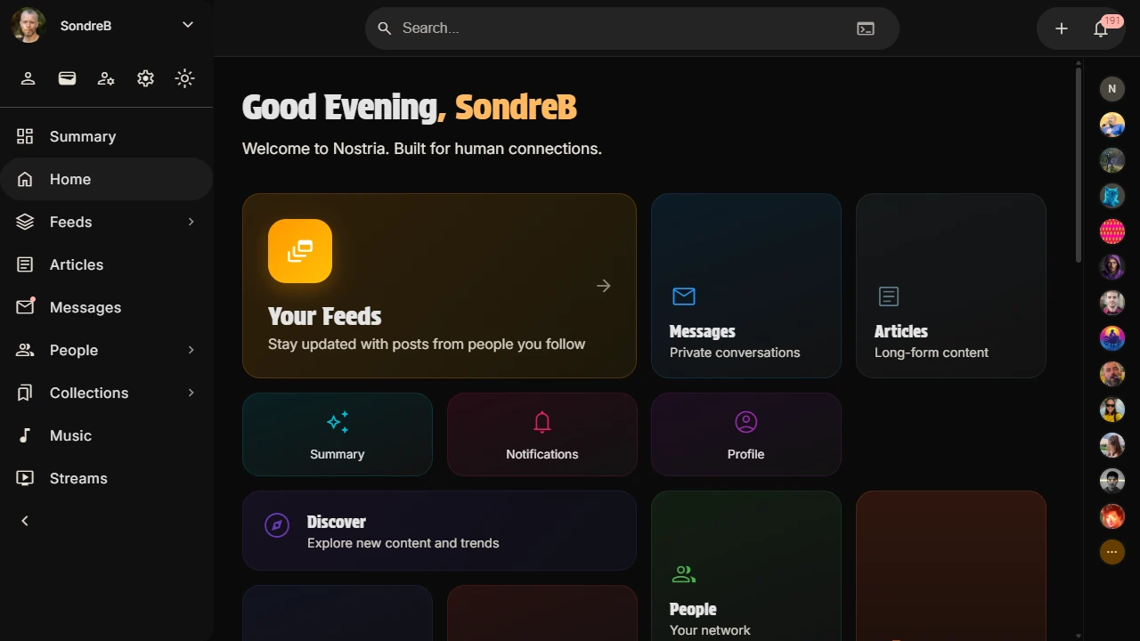 Nostria app
