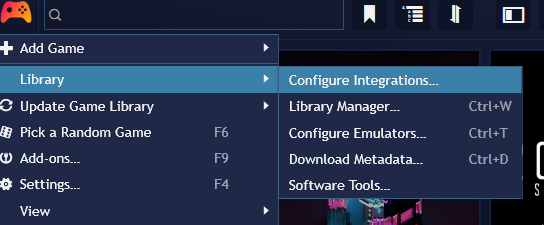 Getting to the Plugin Configuration Dialog