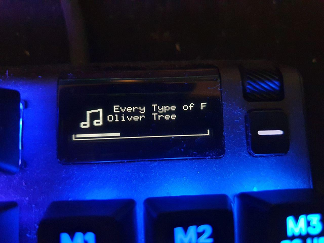 Music Player in device OLED screen