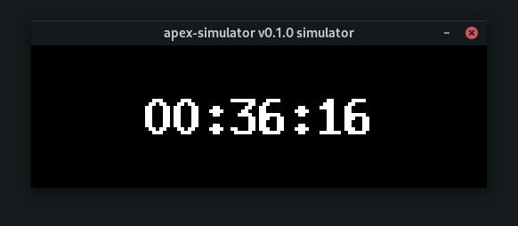 Clock  in Simulator