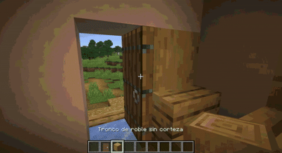Opening and closing a door