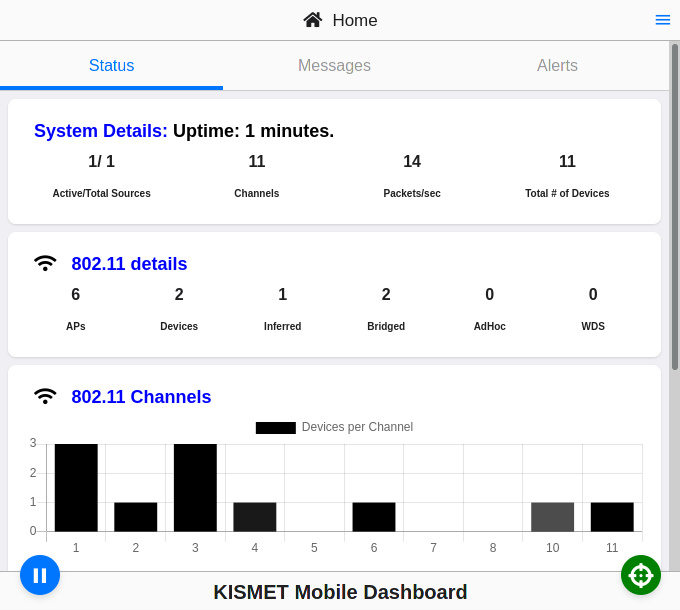 kmd home screen