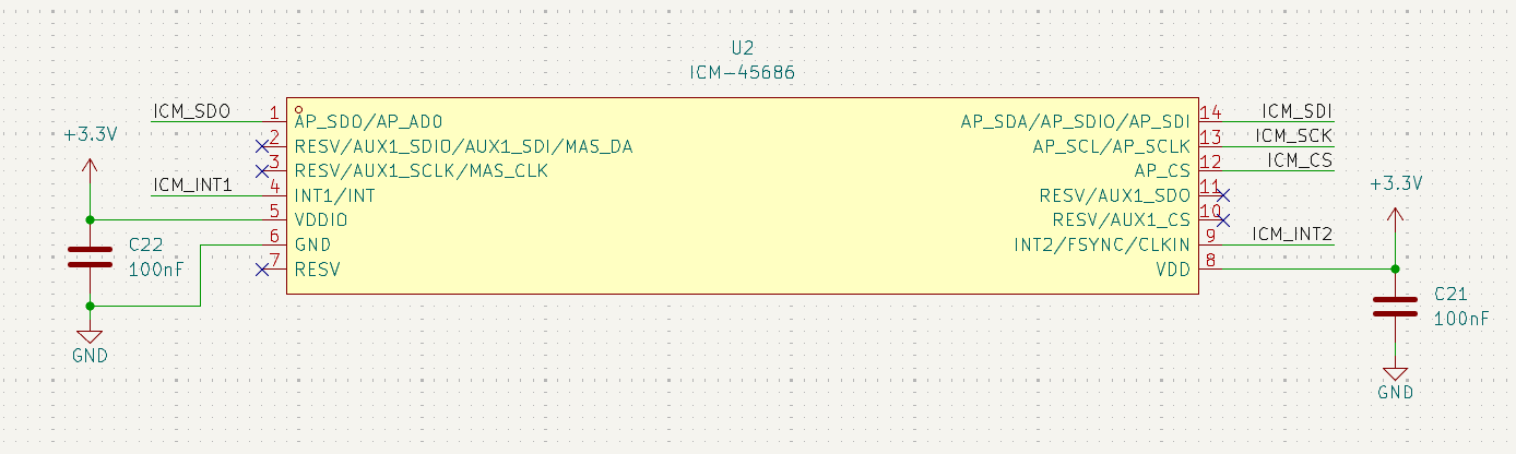 ICM-45686 KiCad Wired