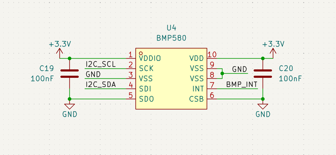 KiCad I2C Connections 1