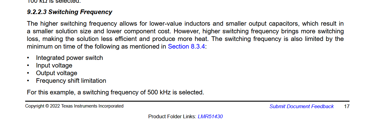 LMR51430 Adjustable vs Fixed Schematic