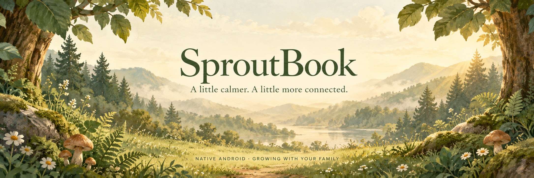 SproutBook woodland release artwork