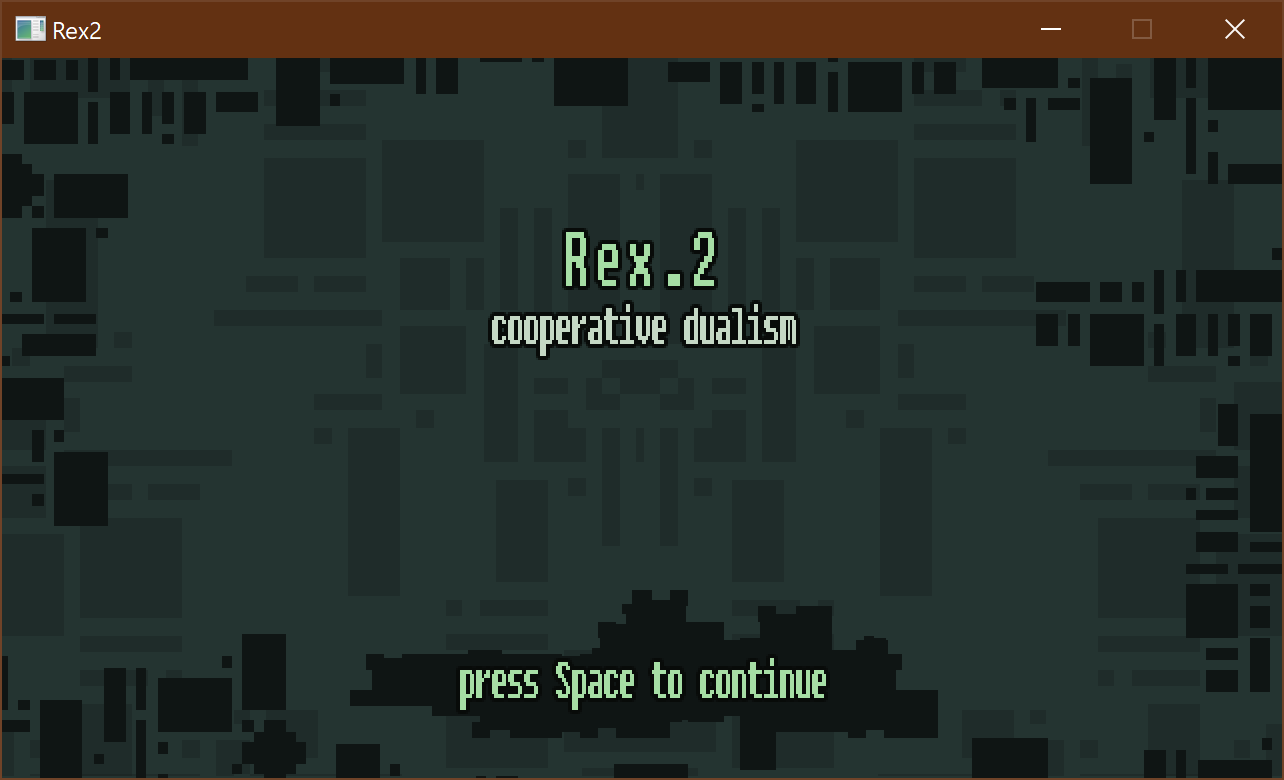 Rex2 title screen