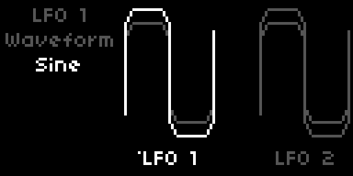 Mod Rack: LFO 1 and LFO 2