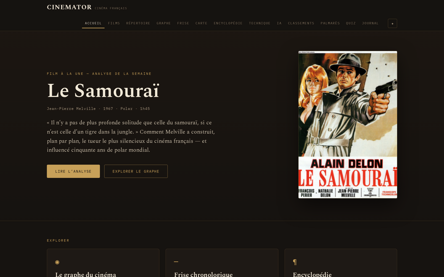 Aperçu de cinemator