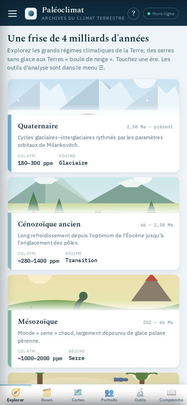 Aperçu de paleoclimator