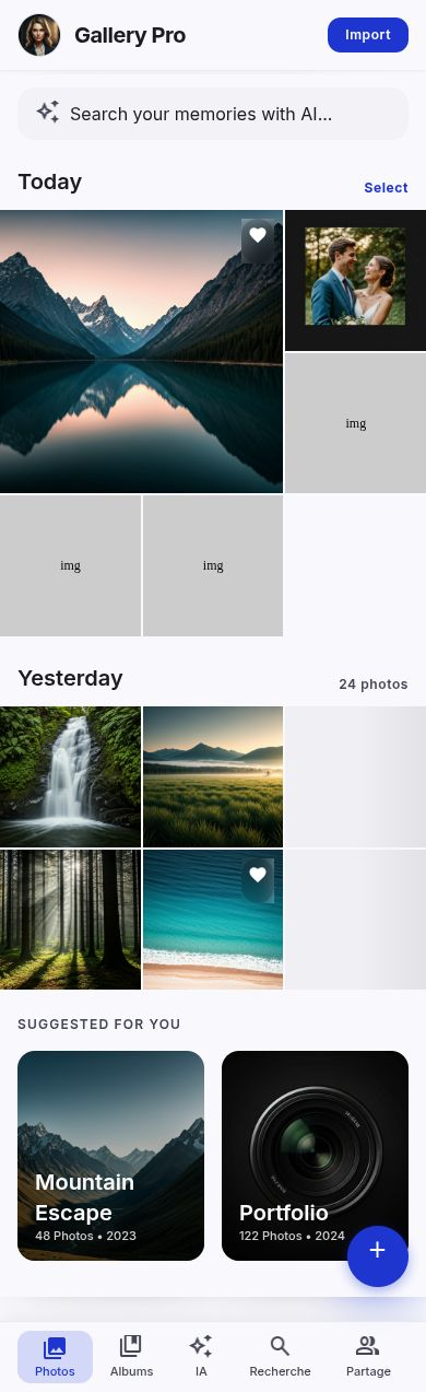 Aperçu de Gallery Pro