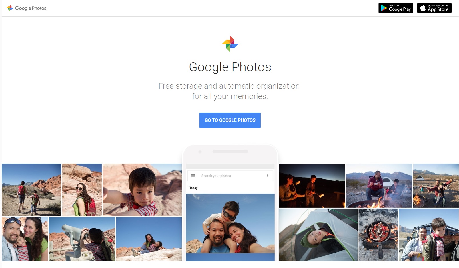 Google Photos Page