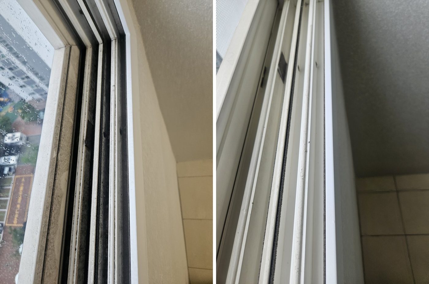 방 샷시 레일