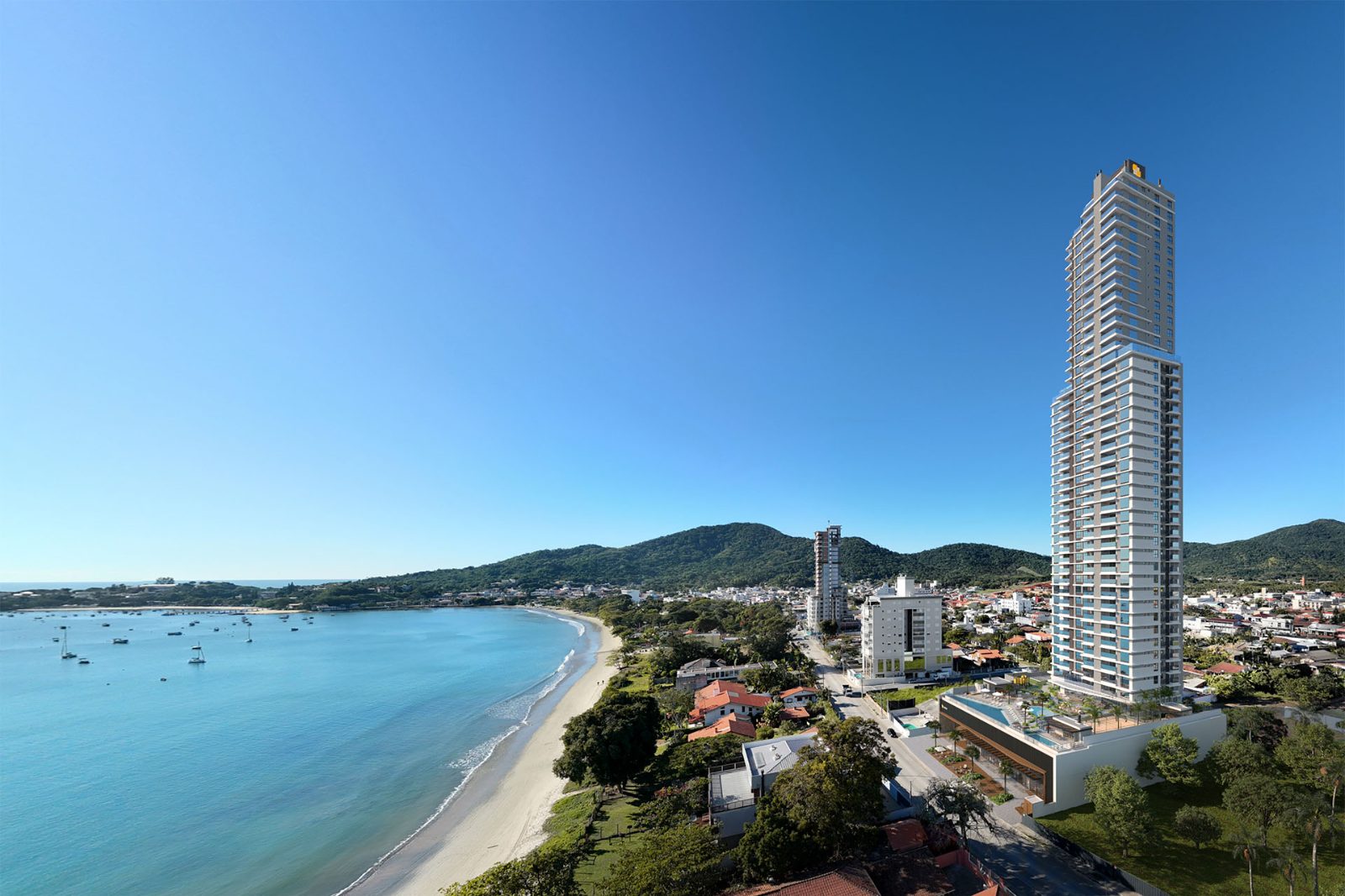 Apartamento frente mar na planta - 2 a 3 suítes - Fort Myers (Vetter)