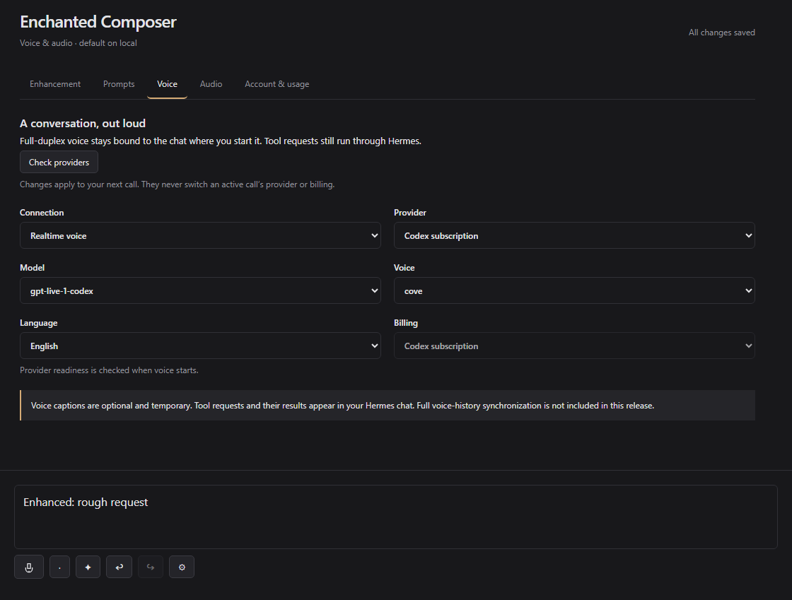 enchanted-composer screenshot 2