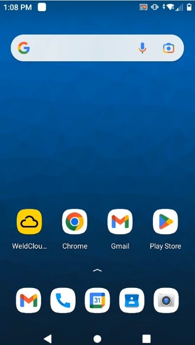 Open WeldCloud Link app on your Android device
